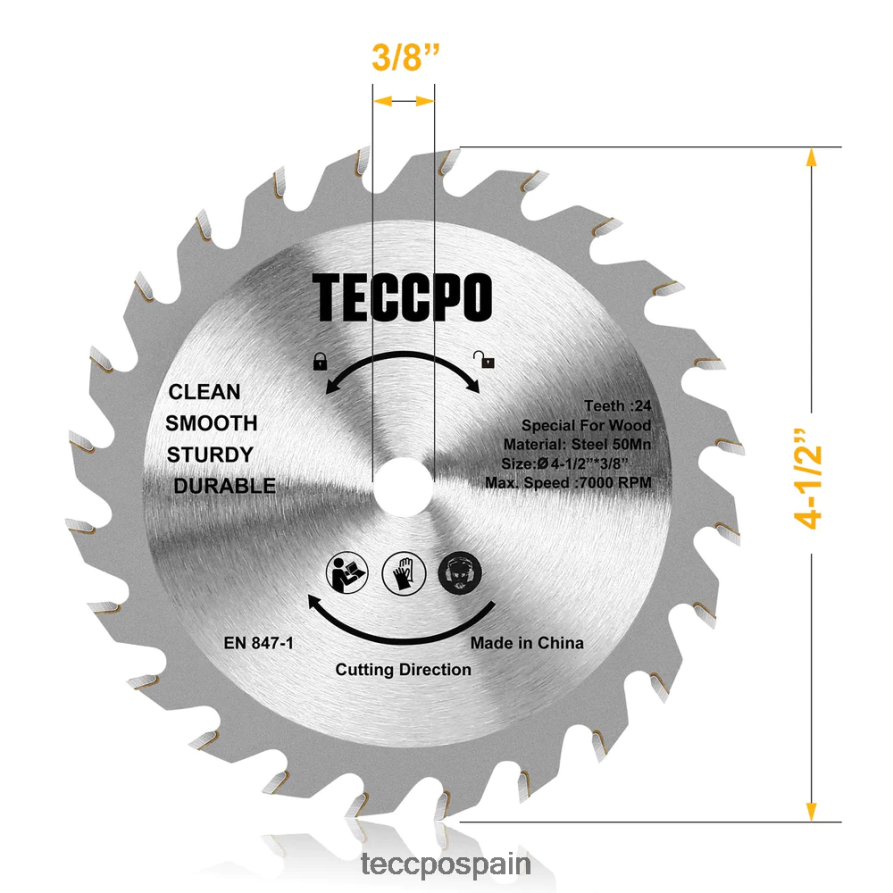20642D32 TECCPO hoja de sierra circular accesorios