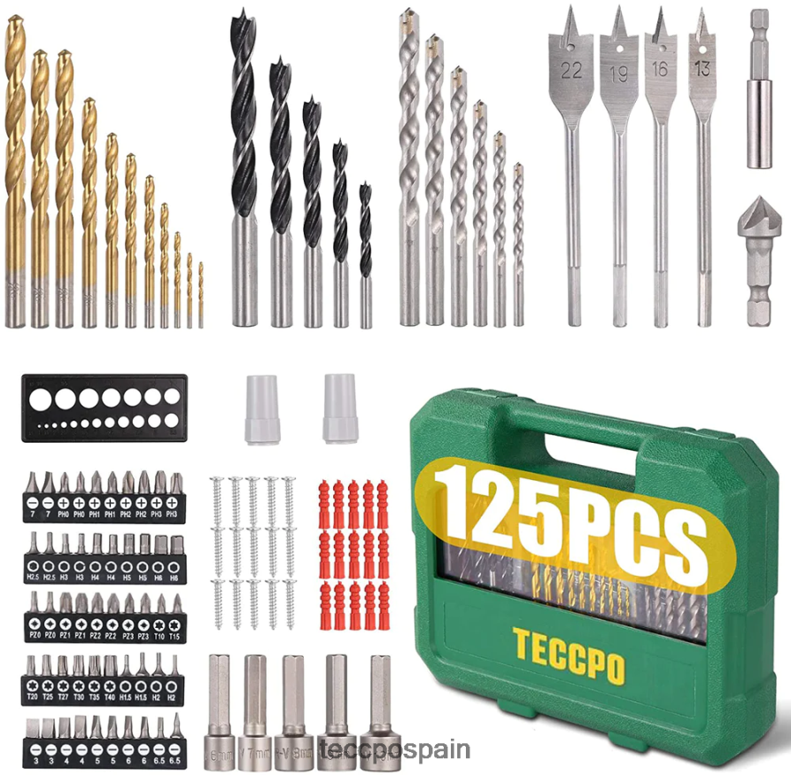 20642D5 TECCPO juego de brocas accesorios