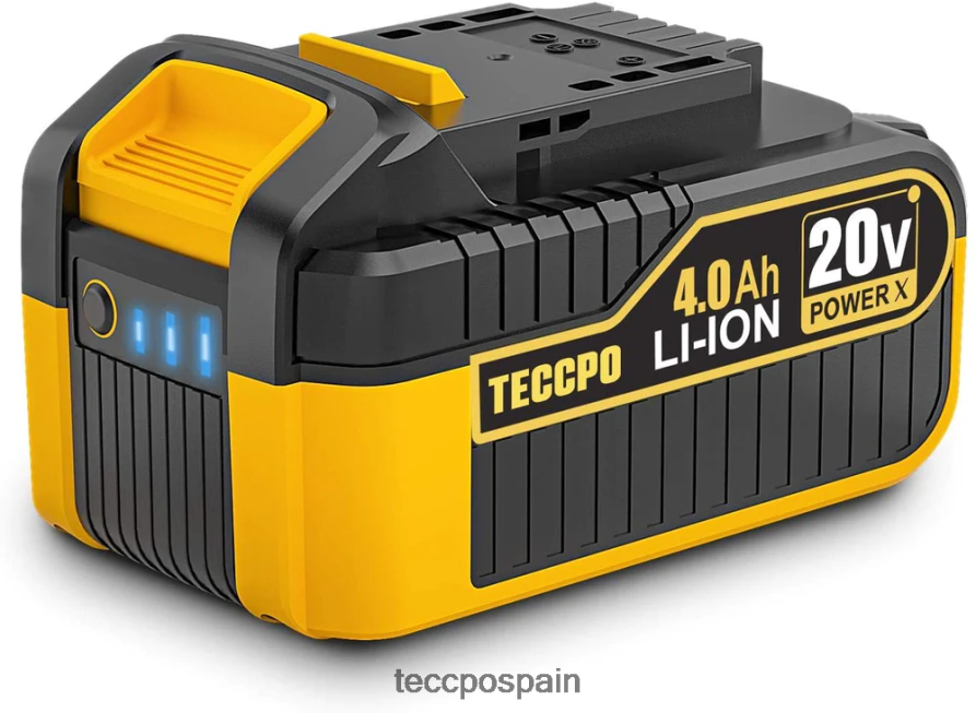 20642D67 TECCPO Batería de gran capacidad de iones de litio de 20/18v máx. 4,0 ah accesorios
