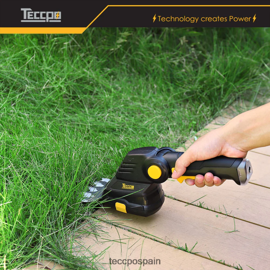 20642D57 TECCPO cizalla de césped inalámbrica cuidado del jardín