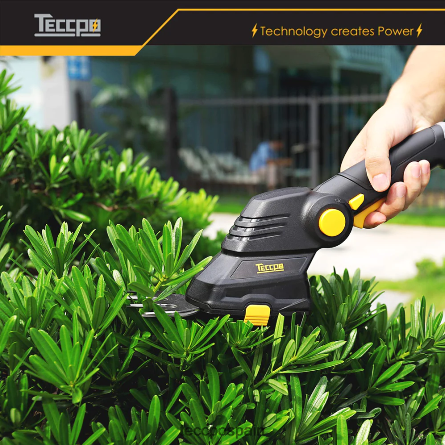 20642D60 TECCPO cizalla de césped inalámbrica cuidado del jardín