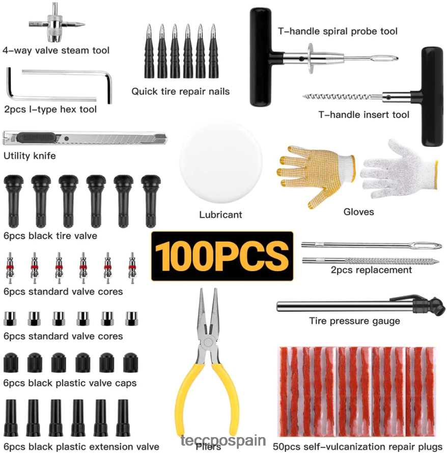 20642D61 TECCPO kit de reparación de neumáticos otras colecciones